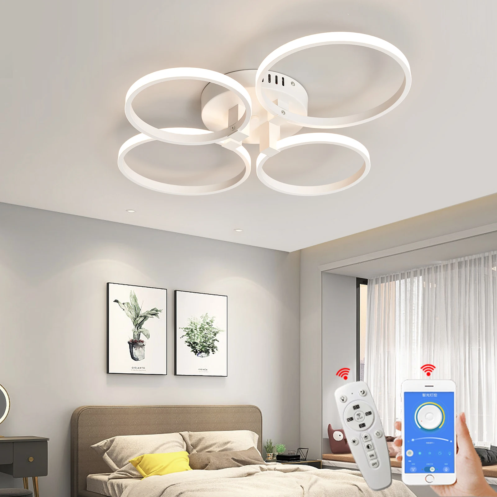 Moderne led kronleuchter lampe Für Wohnzimmer Schlafzimmer Carridor Foyer Dekoration Hause Decke Kronleuchter Schwarz/Weiß Leuchte