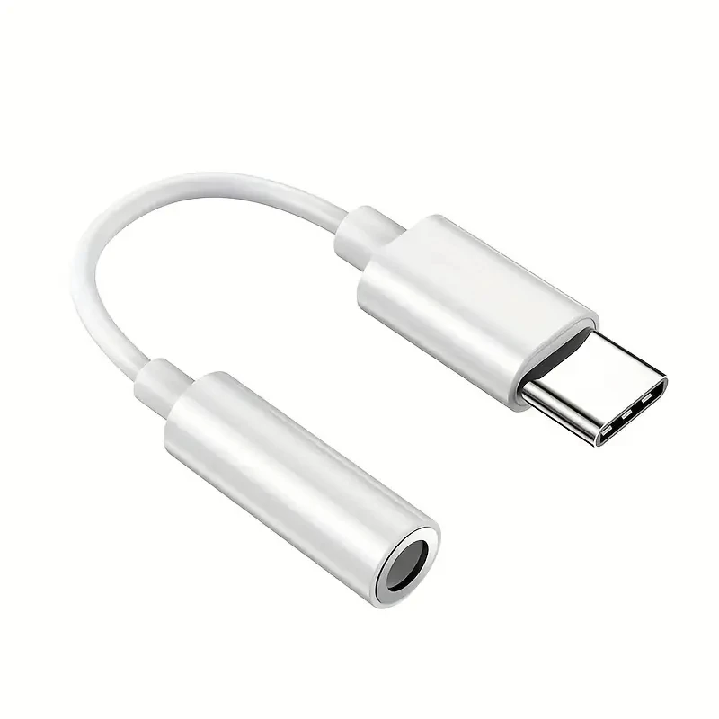 Adattatore Aux da tipo C a 3,5 mm Cavo audio jack 3 5 per Huawei Xiaomi Redmi POCO Sumsang LG Adattatore Aux da 3,5 mm a 8 pin per iPhone
