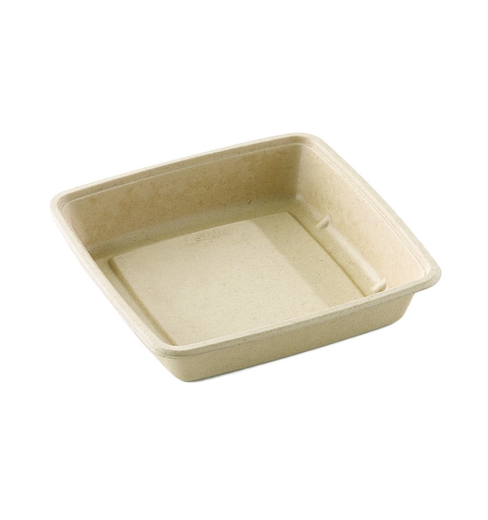 MONOUSO - Verpackung Zuckerrohr 1.400ml 23x23x4,5cm (75 Stück) Image
