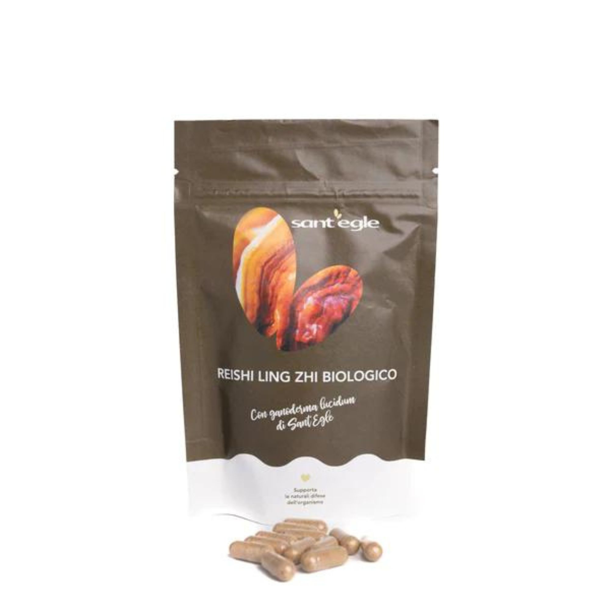 Reishi - Ganoderma Lucidum Ling Zhi biologico, 90 capsule pz Capsule