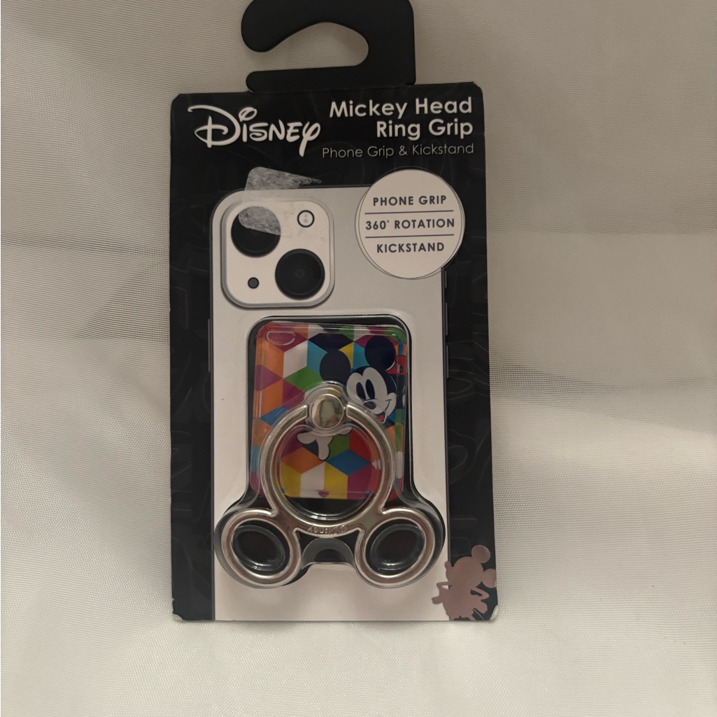 Disney Cell Phones & Accessories | Disney Mickey Head Phone Grip - Colorful Design | Color: Black | Size: Os