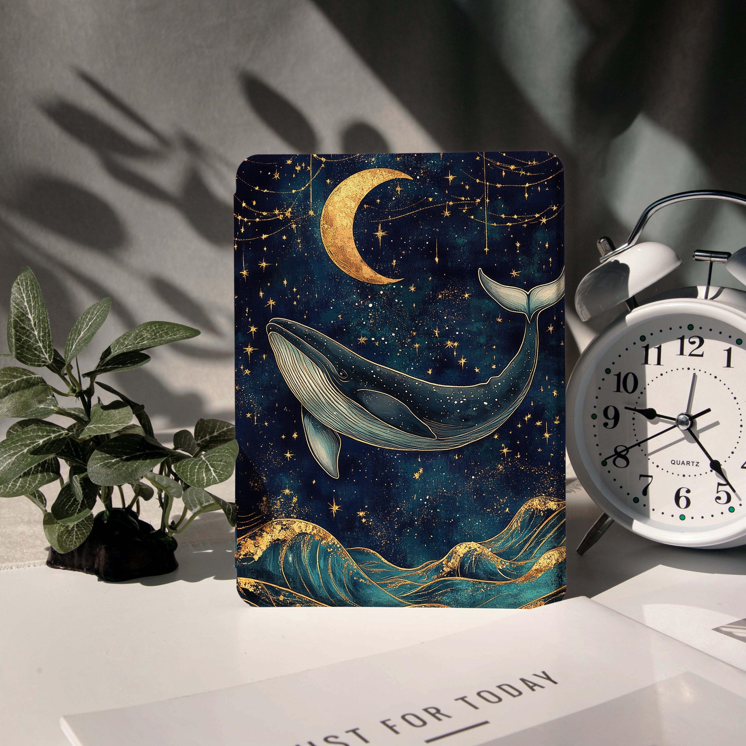 Custodia Whale Kindle Paperwhite, custodia Kobo, custodia Kindle 12th 2024, Kindle Paperwhite 11th gen, Colorsoft, Paperwhite 12th 7 magnetico staccab