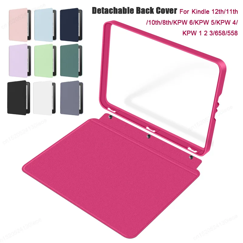 Per Kindle Colorsoft 12th 11th 10th Generation Custodia staccabile 6'' 6.8'' 7'' Ebook Cover per Kindle Paperwhite 6 5 4 3 2 1 Custodie