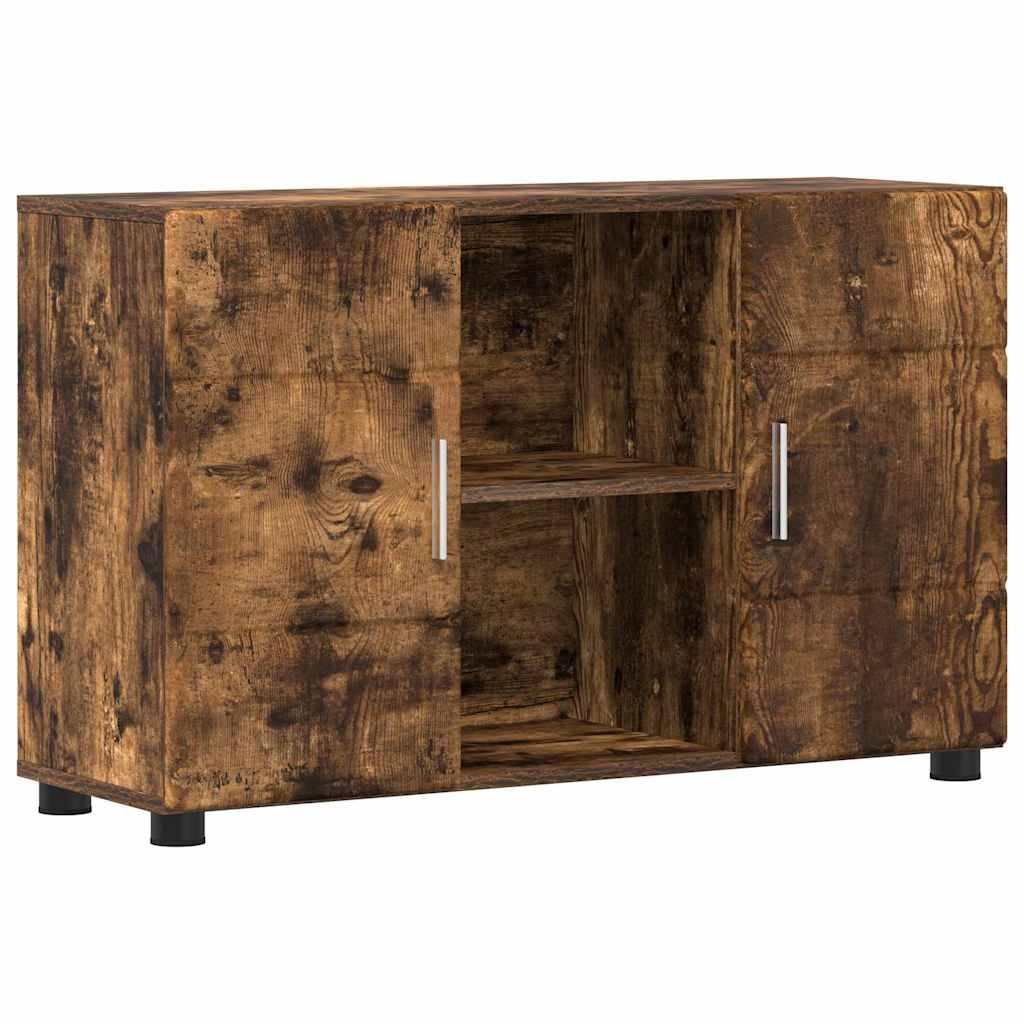 vidaXL Sideboard FLORIN Geräucherte Eiche 88,5 x 30,5 x 55,5 cm Image