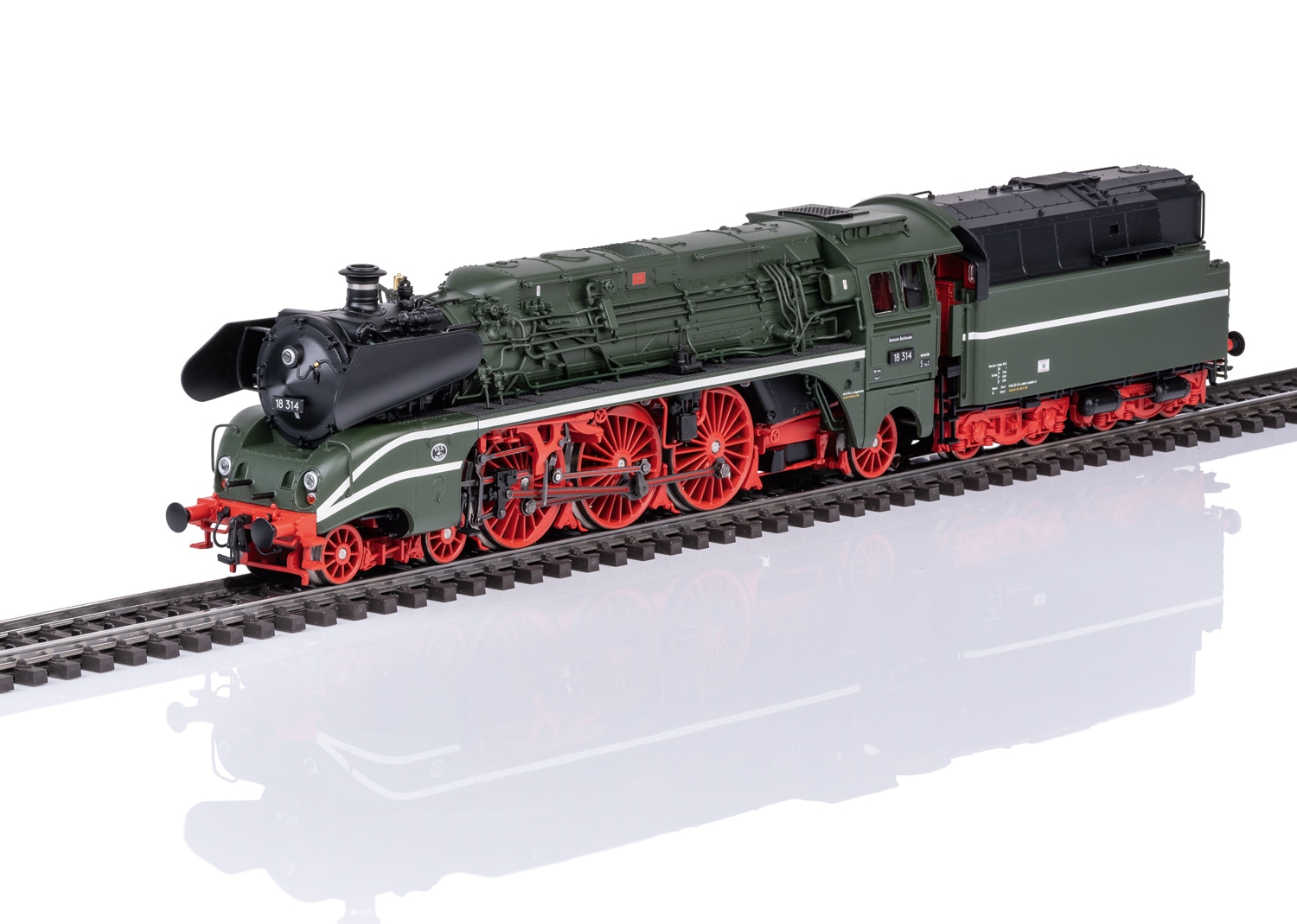 Dampflokomotive MÄRKLIN "Baureihe 18.3 - 39029", grün, Modelleisenbahn-Fahrzeuge, Kinder, Kunststoff, Metall, mit Sound und Beleuchtung; Made in Europe