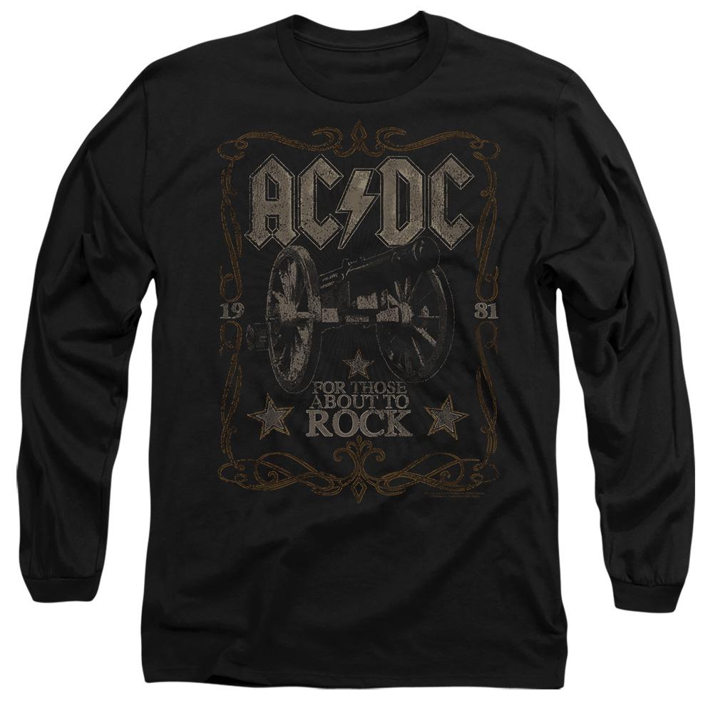 AC/DC - "Rock Label" T-Shirt für Herren/Damen Unisex (Schwarz) Image