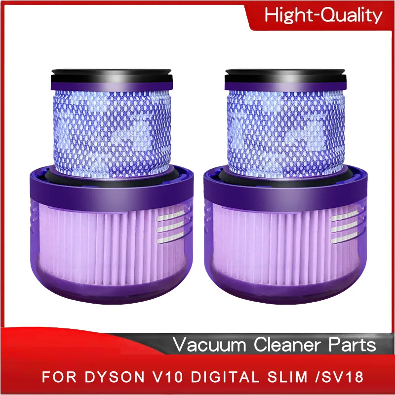 Waschbare HEPA-Filter Ersatz Ersatzteile für Dyson V10 Digital Slim /SV18 Handheld Wireless Roboter Staubsauger Zubehör Image