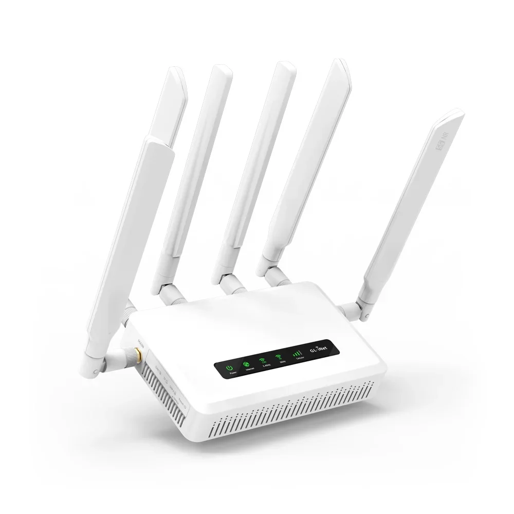 GL.iNet GL-X3000 (Spitz AX) 5G AX3000 Gateway-Router, Wi-Fi 6, Multi-WAN und abnehmbare Antennen, Dual-SIM, OpenVPN und WireGuard Image