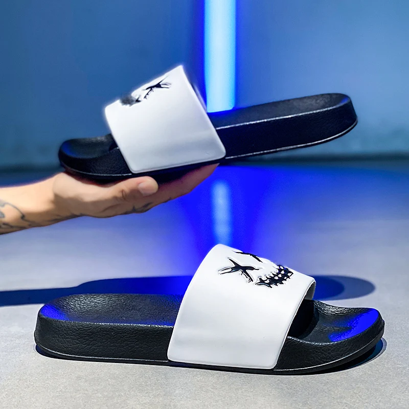 Sommer Männer Schuh Große Größe 36-48 Hausschuhe Indoor Outdoor Casual Non-slip Strand Schuhe Für Frauen Atmungsaktive Hause-basierend