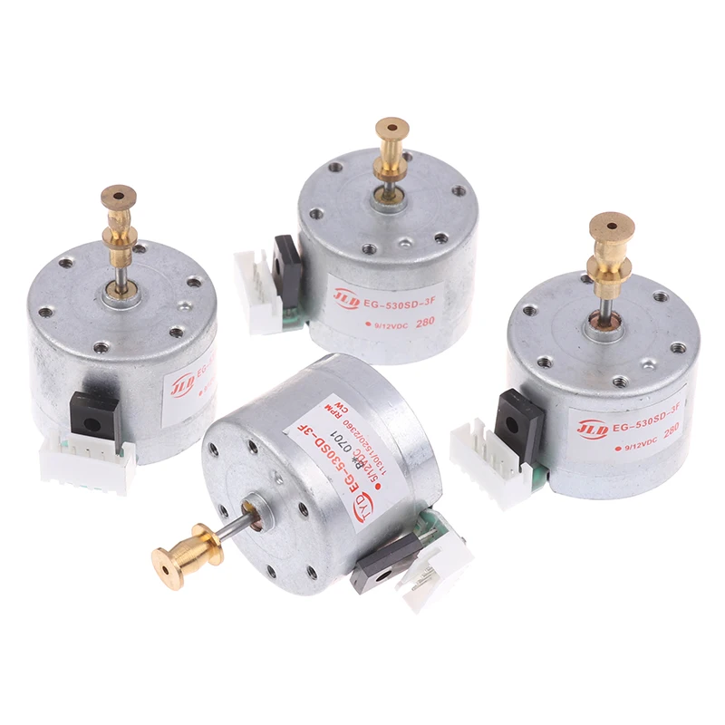 Für EG530SD-3F DC5-12V 3-Gang 33/45/78 Metall Plattenspieler Motor 25 MM Montage Löcher Hülse Motor für Plattenspieler Plattenspieler Image