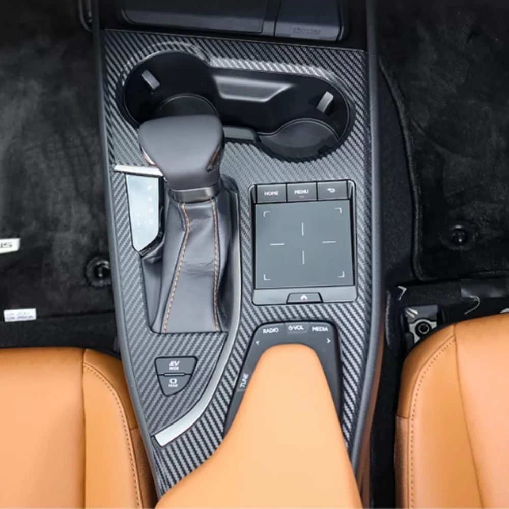 Für Lexus UX 2019-2021 Auto-Styling 3D/5D Carbon Faser Auto Interior Center Konsole Farbe Molding Aufkleber abziehbilder Teile Image