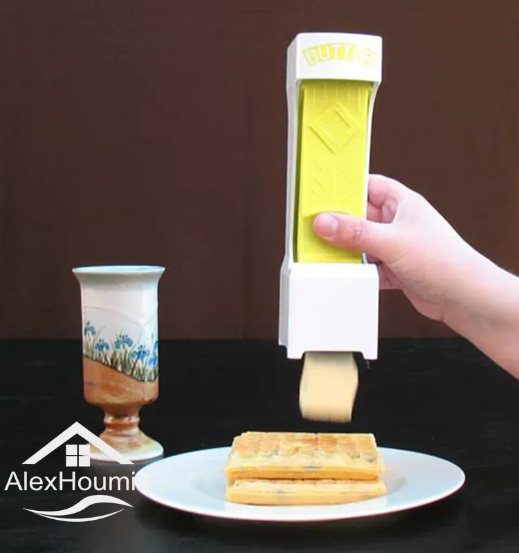Neueste Butter Cutter Käse Slicer Käse Slicer Käse Dispenser Slicer Halten Butter Stick Frisch Toast Shredder Praktisches Werkzeug Image