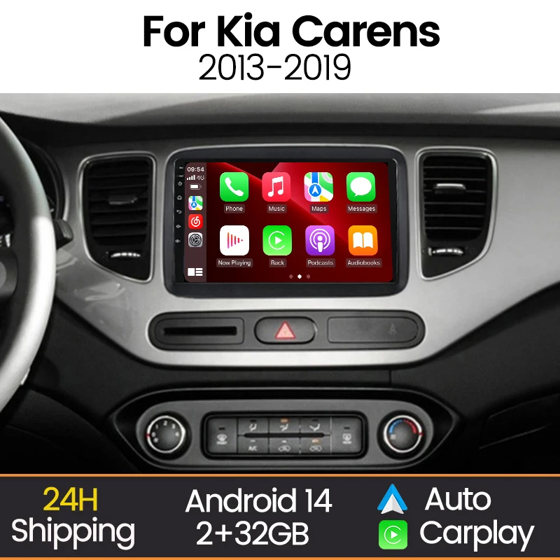 MEKEDE Android All In One Auto Radio Multimedia Player Für Kia Carens 2013-2019 Drahtlose Carplay Auto BT GPS Navigation Stereo Image