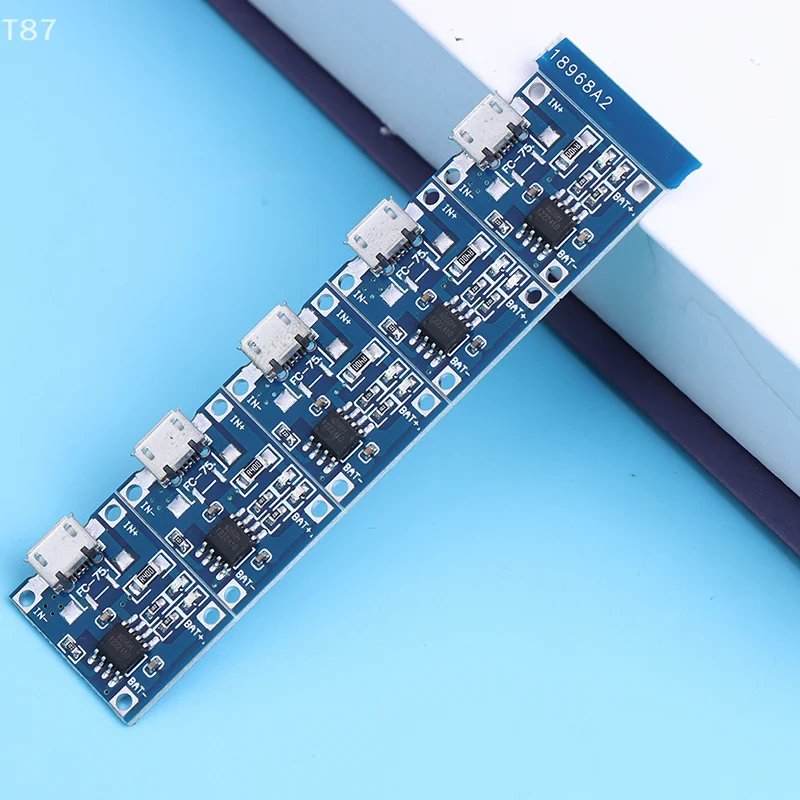 5 stücke 5V 1A TYPE-C Micro USB Lithium-Batterie Lade Board Ladegerät Modul Mit Schutz Dual Funktionen 18650 TP4056 Image
