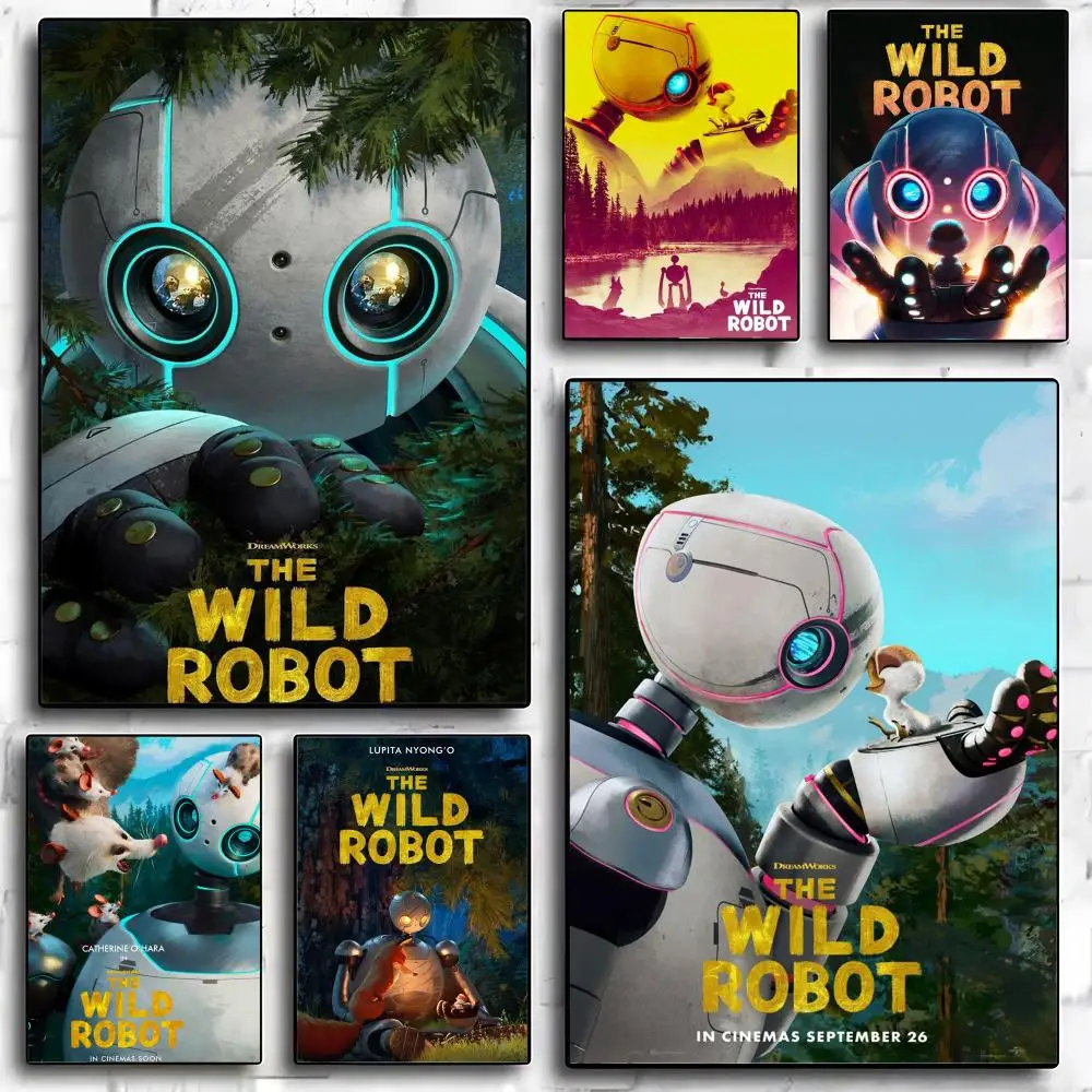 Anime T-The W-Wild R-Robot Poster, moderne und elegante Wandaufkleber für Heimdekoration, Wohnzimmer, Schlafsaal, Wandkunst
