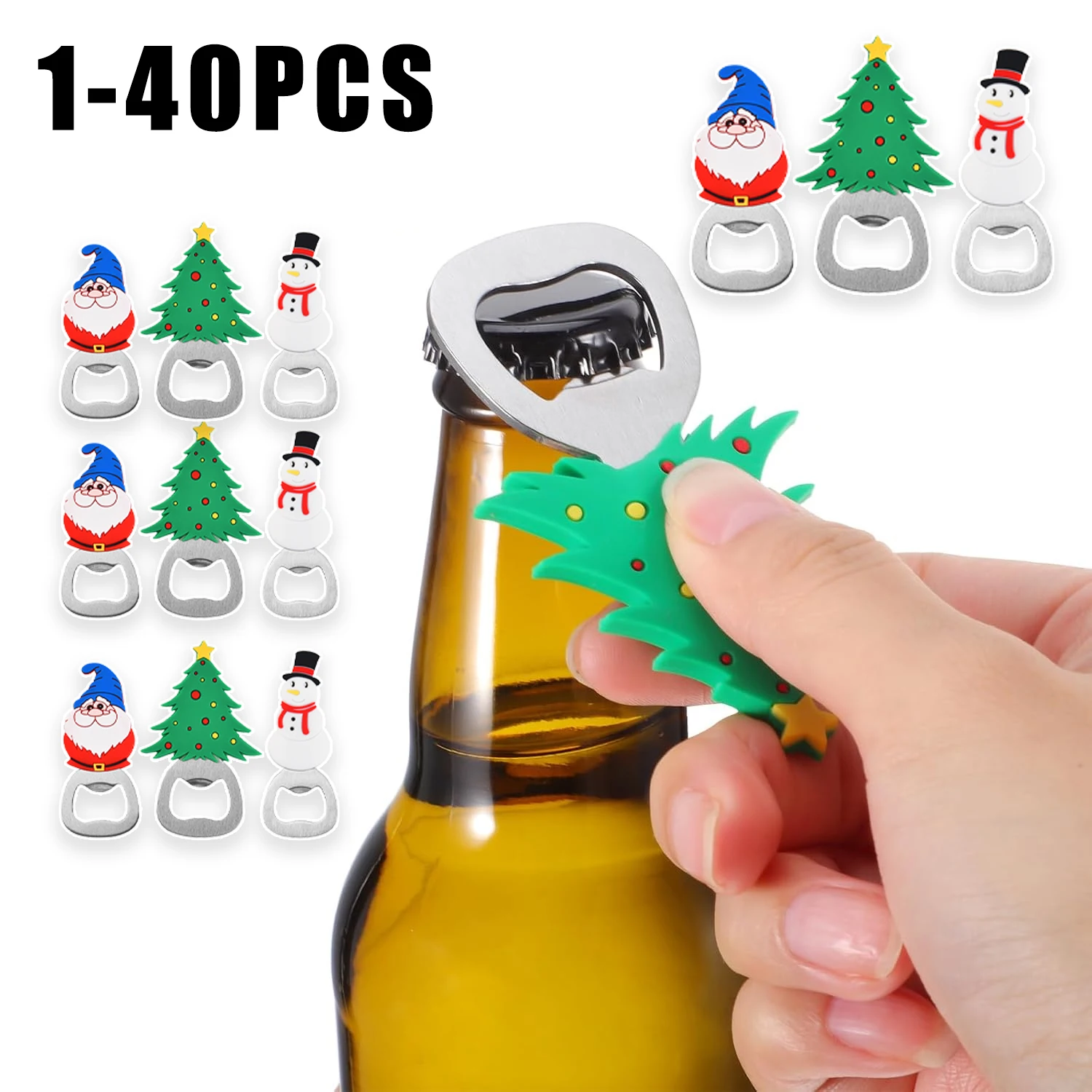 Weihnachten Kühlschrank Magnet Bier Flaschenöffner Magnetische Home Bar Werkzeug für Urlaub Party Dose und Flasche Öffnung