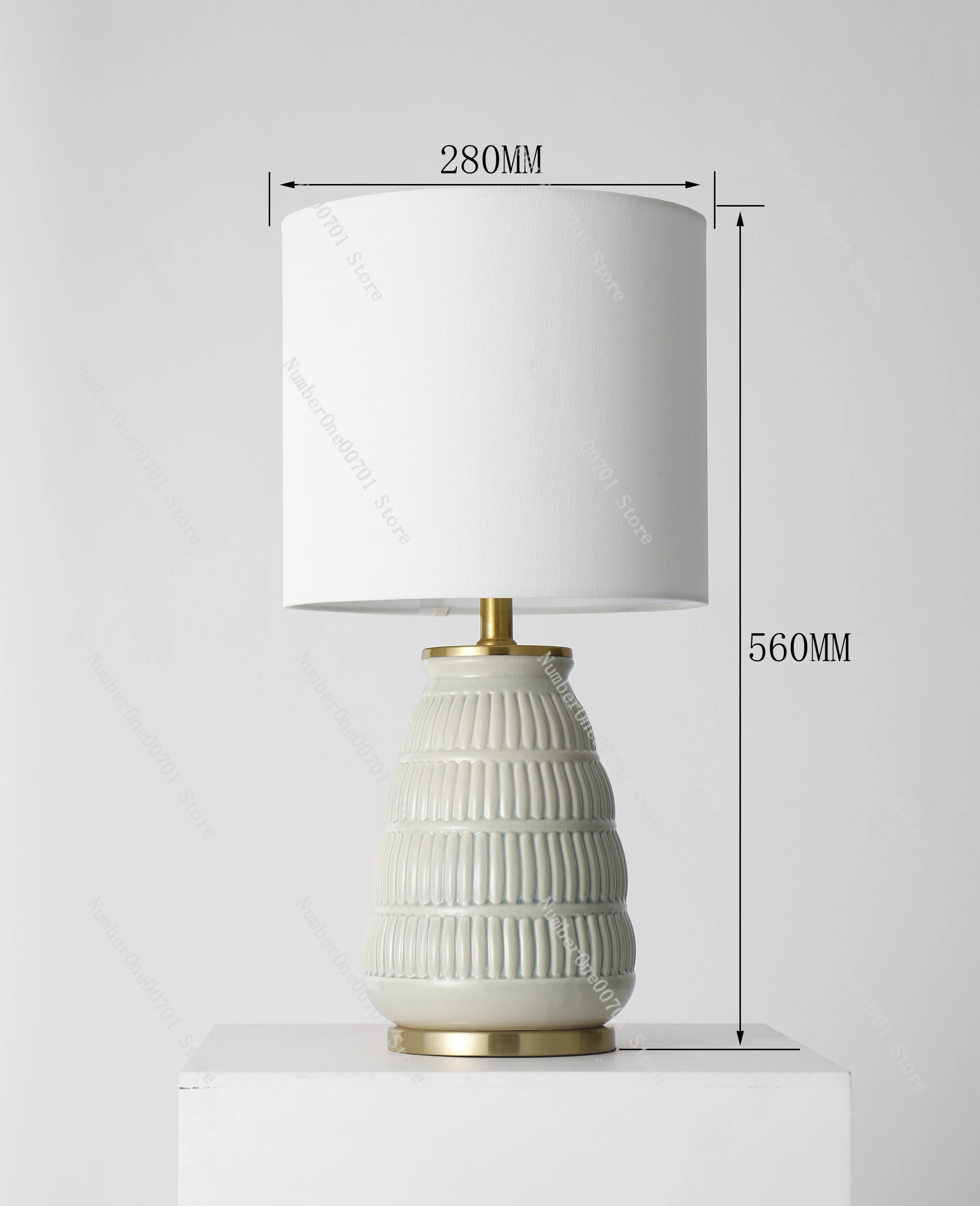 American Country Keramik-Tischlampe, Keramik-Tischlampe, Tischlampe