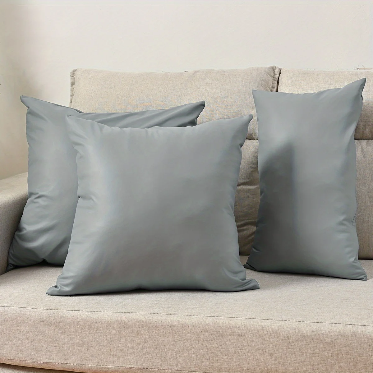 1pc Europäischen Stil Luxus Lenden Unterstützung Kissen Dicke Wasserdichte PU Kissen Abdeckung für Sofa Wohnzimmer Büro Dekor Einfarbig Image
