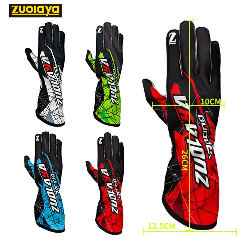 Neue Auto Auto Kart Handschuhe Atmungsaktive Motorrad Racing Handschuhe Silikon Non-slip Männer Go Kart Rennen Handschuhe Guantes Moto luvas Image