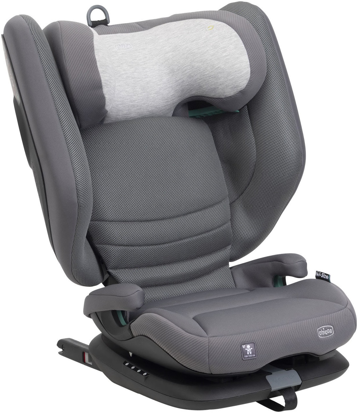 Autokindersitz CHICCO "Fold & Go I-Size", Baby, glam grau, Materialmix, Kindersitze
