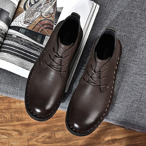 Lässige gelbe Herren-Ankle-Boots – bequem, stilvoll mit weichem Futter, ideal für legere Hochzeiten und Veranstaltungen im Freien Image