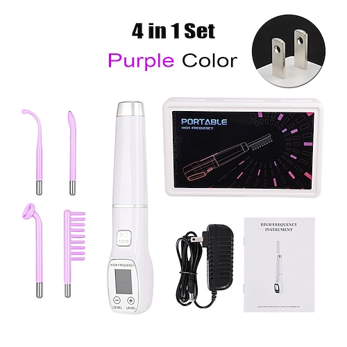 Intelligentes Bedienfeld, 9-stufiges Hochfrequenz-Gesichtsbehandlungsgerät, Hauttherapie-Stab, Faltenentfernung, Aknebehandlung, Infrarot-Haarpflege, neues Upgrade Image