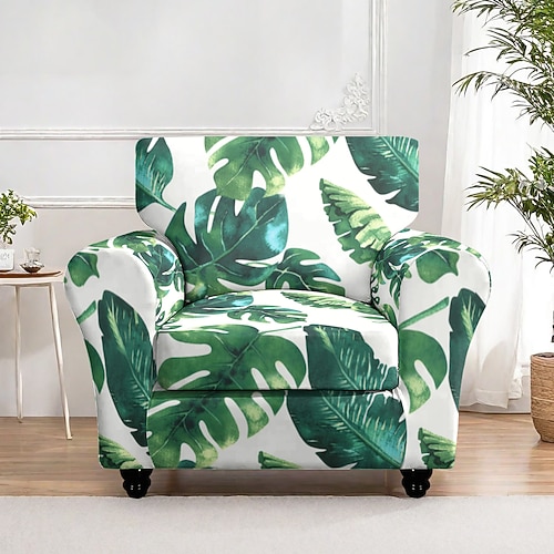 Sessel-Sofabezug, elastischer Stretch-Überzug für Einzelsessel, rutschfest, staubdicht, schützender Sofabezug für den Wohnbereich Image