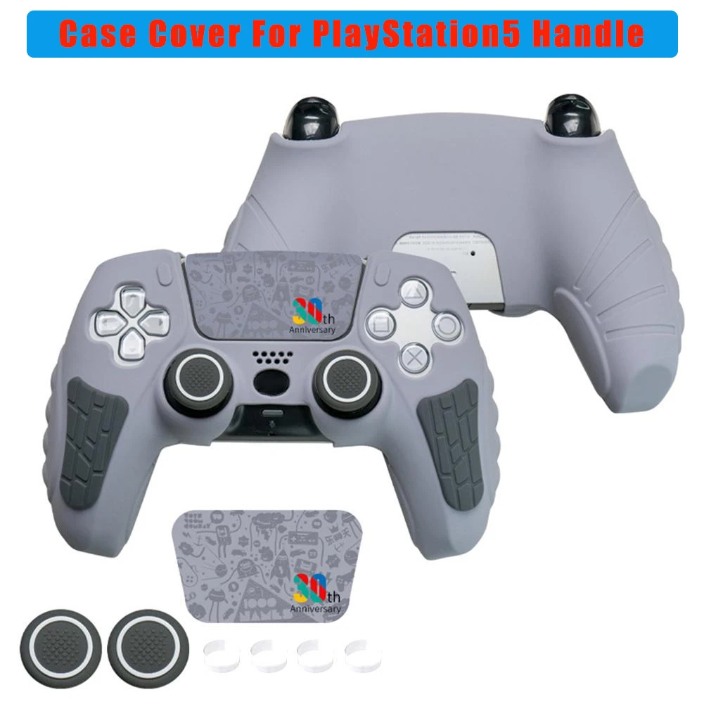 Rutschfeste weiche Silikon-Schutzhülle für PS5 Game Controller-Hülle, Daumen-Stick-Griffkappe, Stoßstangenabdeckung Image