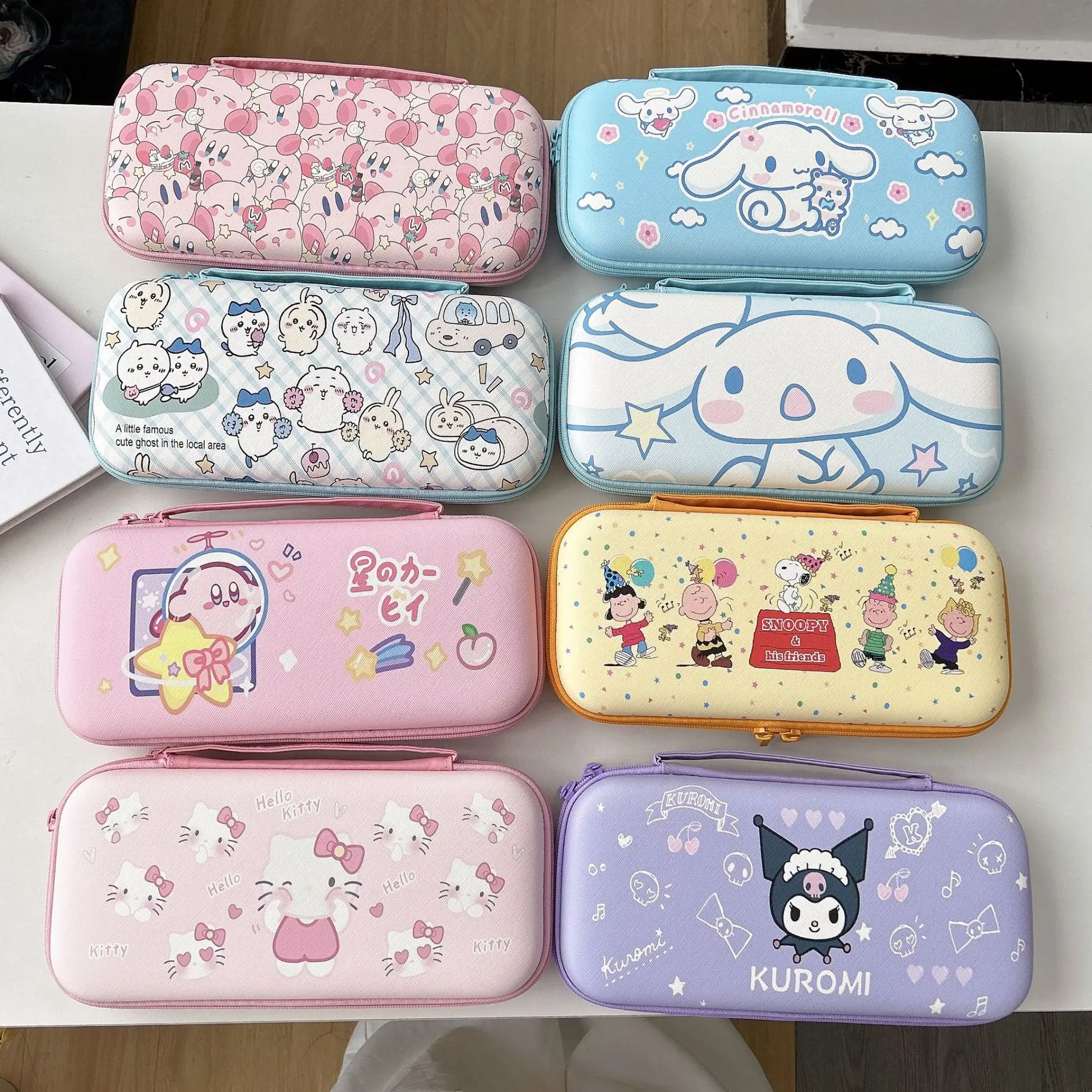 Cartoon Leder Switch2 Aufbewahrungstasche, Nintendo NS2 Spielkonsole Handheld Lanyard Tasche, Switch2 Aufbewahrungsbox Image