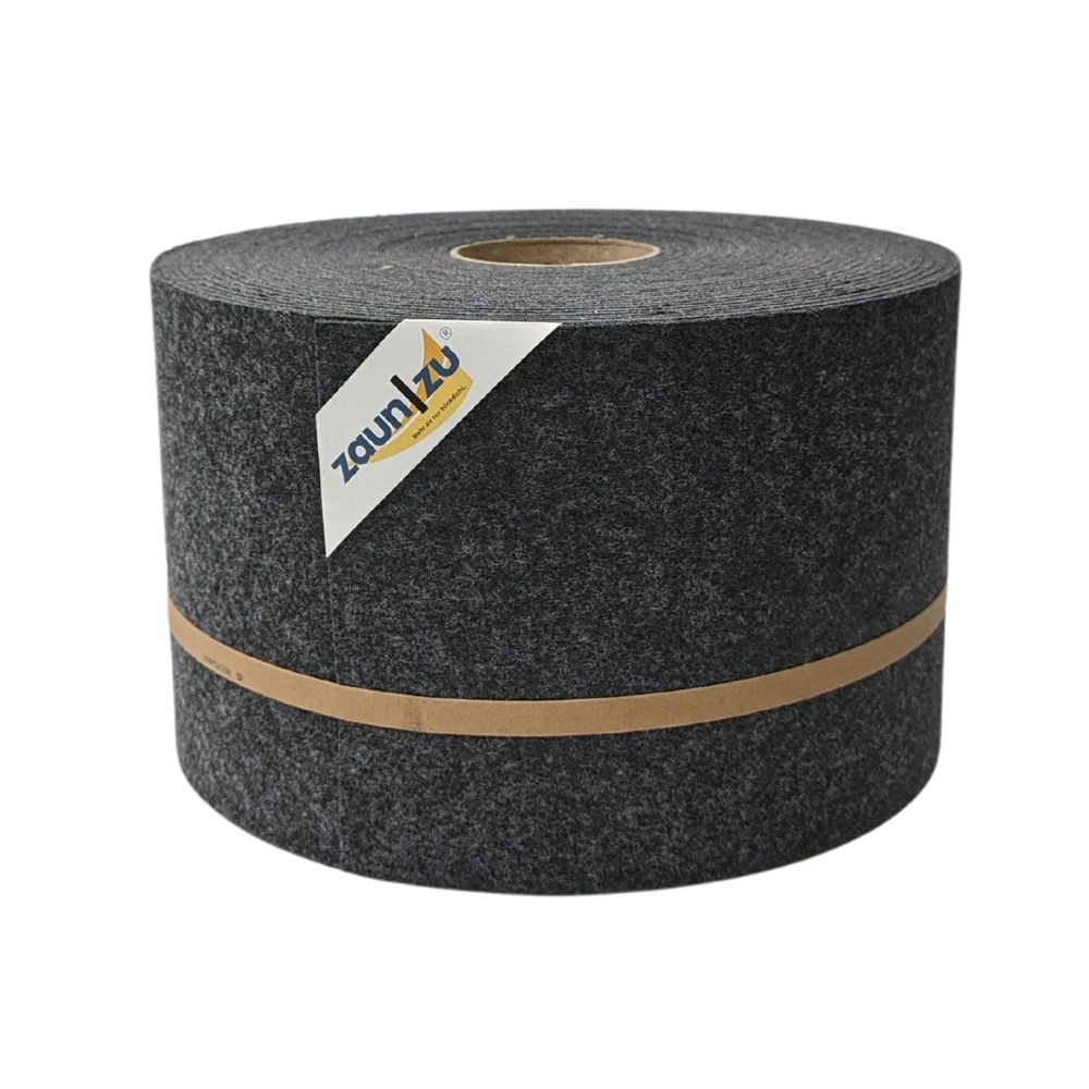 zaun|zu® Sichtschutz Design Vlies für Doppelstabmatten Anthrazit 50m Image