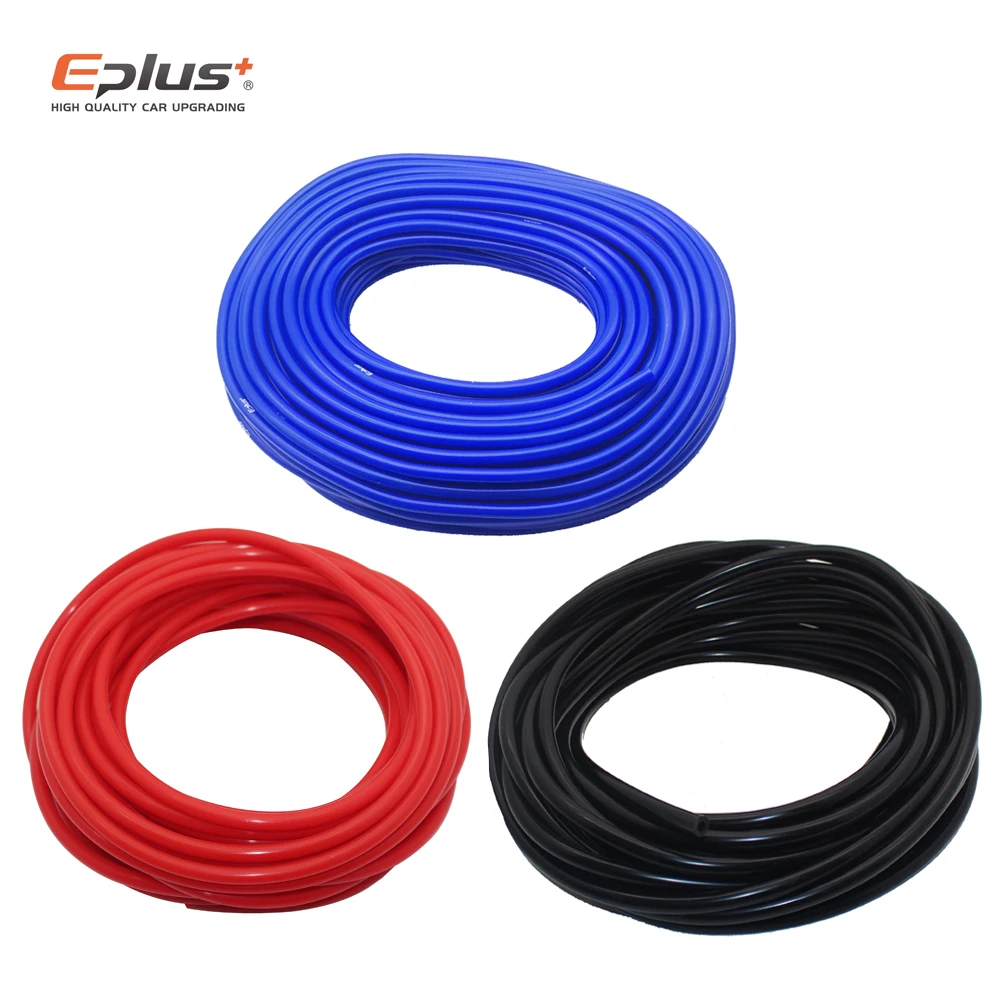 1,5 Meter Universal Auto Vakuum Silikon Schlauch Auto Racing Intercool Linie Rohr Rohr Schwarz Rot Blau Auto teile Silica gel Rohr Image