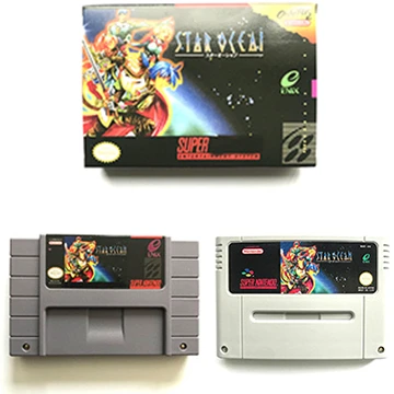 Star Ocean game cartridge For snes ntsc pal video game