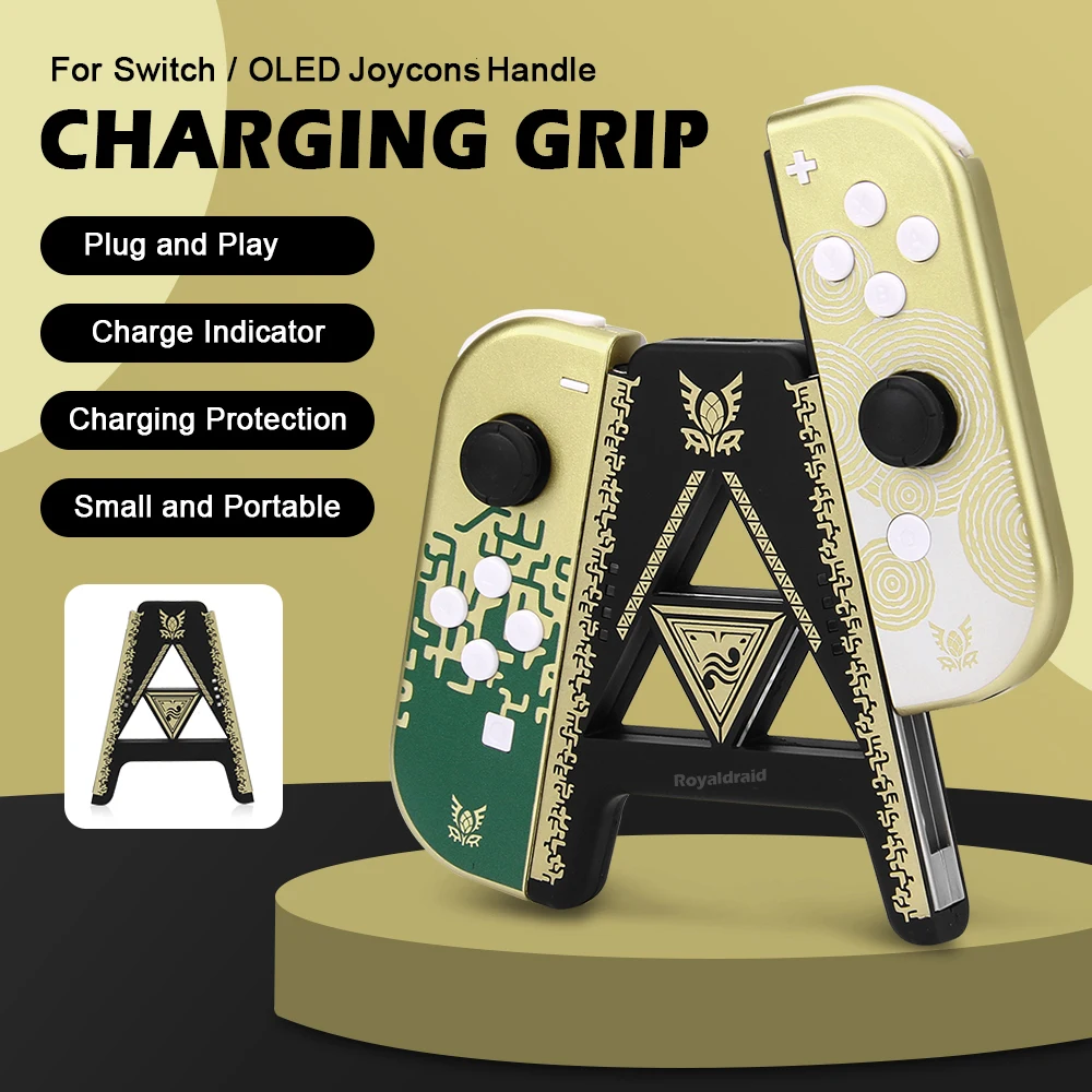 Limited Edition A-Form Joycons-Halterung Controller-Halter Griffhalterung für Switch/OLED Joycons Gamepad-Zubehör Image