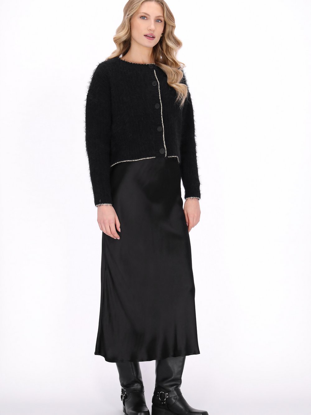 Dreimaster Strickjacke Damen schwarz, XS/S Image