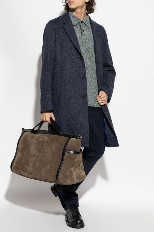 Coat With Single Vent - Blue - Paul Smith Coats