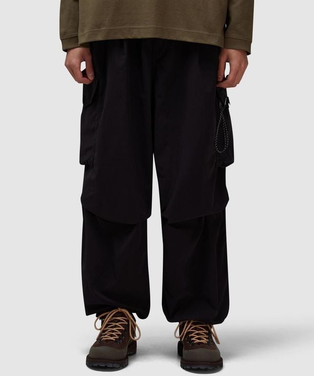 Oversized Cargo Pant - Black - And Wander Pants