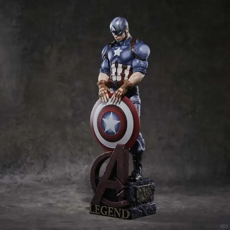 54 cm Film Captain America Figur Avengers Iron Man Ornamente Exquisite Und Lebensechte Sammlung Modell Desktop Decor Jungen Geschenke