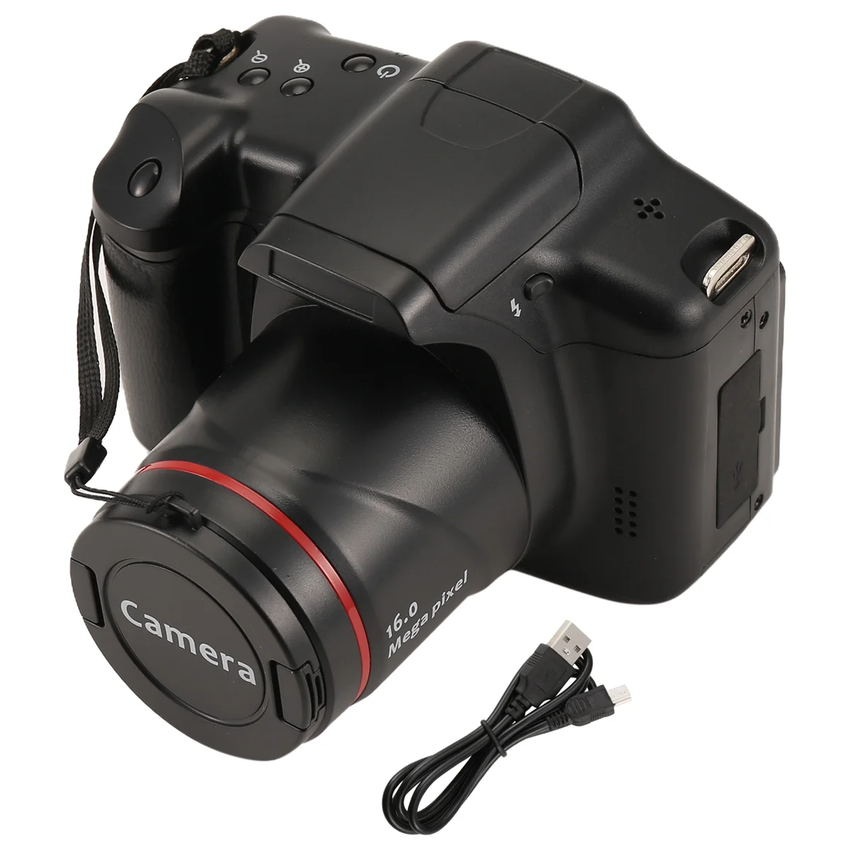 A003 Tragbare Reise-Vlog-Kamera, Fotografie, 16-facher Digitalzoom, 1080P HD-SLR-Kamera, Anti-Shake-Fotokameras für Live-Stream Image