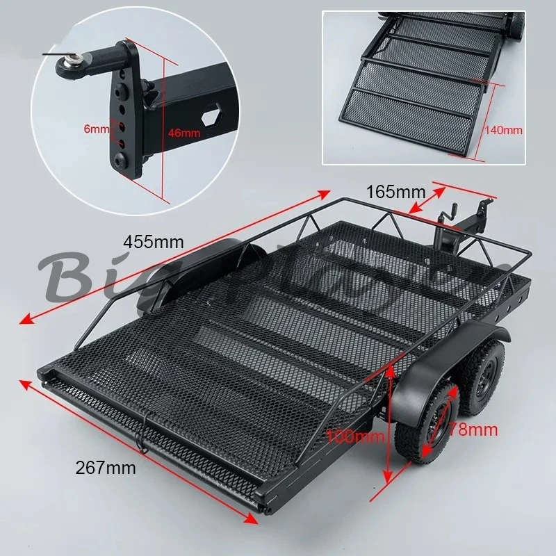 YK6101 MN999 YK4082 TRX4 RC Klettern Auto Anhänger 1:8 1:10 Metall Anhänger Verschiedene modelle Jungen Mädchen Erwachsene Kinder Spielzeug Image