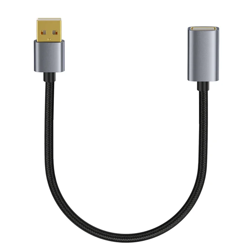 10m 5m 3m 1,8m 0,3m USB 2.0 Verlängerungskabel Stecker auf Buchse Stecker Datenkabel USB2.0 Extender für PC PS3 Laptop zu U Disk Smart TV