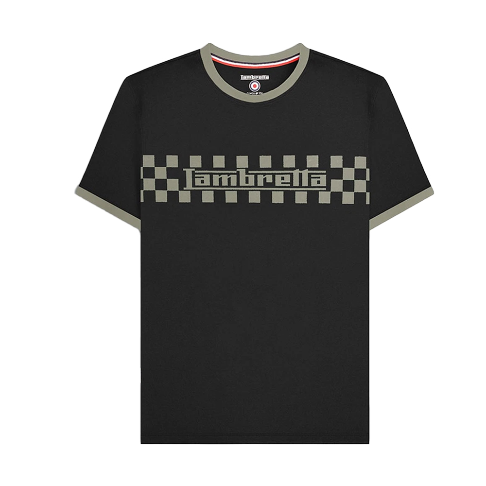 Lambretta - T-Shirt für Herren, Zweifarbig (Schwarz) Image
