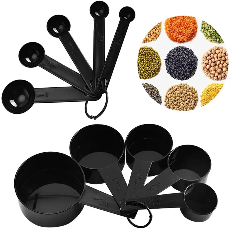 5/10 stücke Mess Werkzeuge Küche Messlöffel Teelöffel Zucker Scoop Kuchen Backen Mehl Messbecher Küche Messlöffel Image