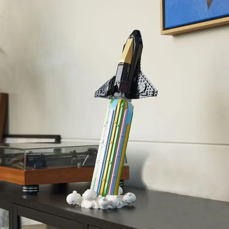 Moc 10391 Über Dem Mond Mit Pharrell Williams Kunst Bausteine Sets Diy Kreative Dekorieren Ziegel Spielzeug Kinder Pädagogisches Geschenk Image