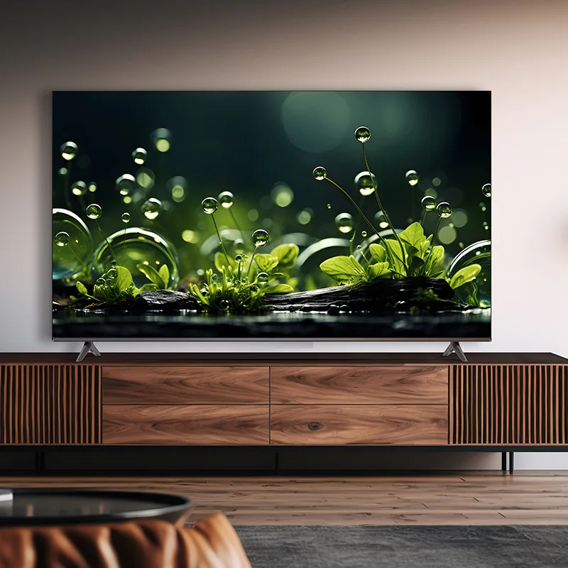Rahmenloser 85-Zoll-Fernseher mit Frontbildschirm, High-End 4K Smart-TV, 55-Zoll, 65-Zoll, 00-Zoll Großbildfernseher für das Wohnzimmer, Internet-Protokoll-TV