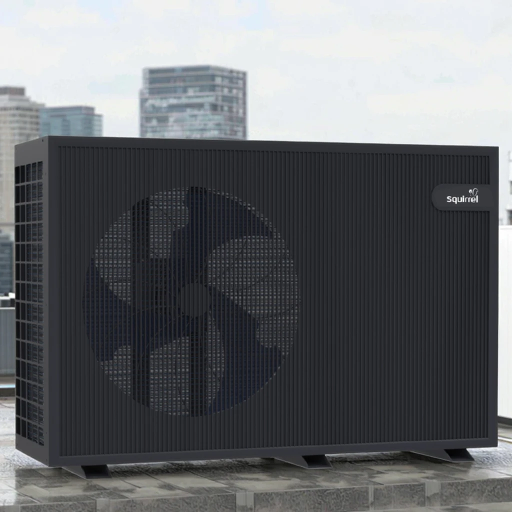 65 ° C OEM 12 kW 16 kW 19 kW 24 kW Voll-Gleichstrom-Inverter-Luft-Wasser-Wärmepumpe, Heizung, 3 Jahre Garantie mit WLAN-SG-Warmwasserbereiter Image