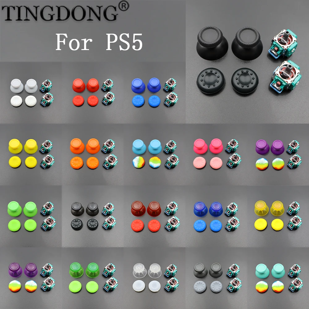 3D Joystick Kappen Für PS5 Ersatz Thumbsticks Taste 3D Analog Joystick Für PS5 Analog Stick Tasten Controller Zubehör Image