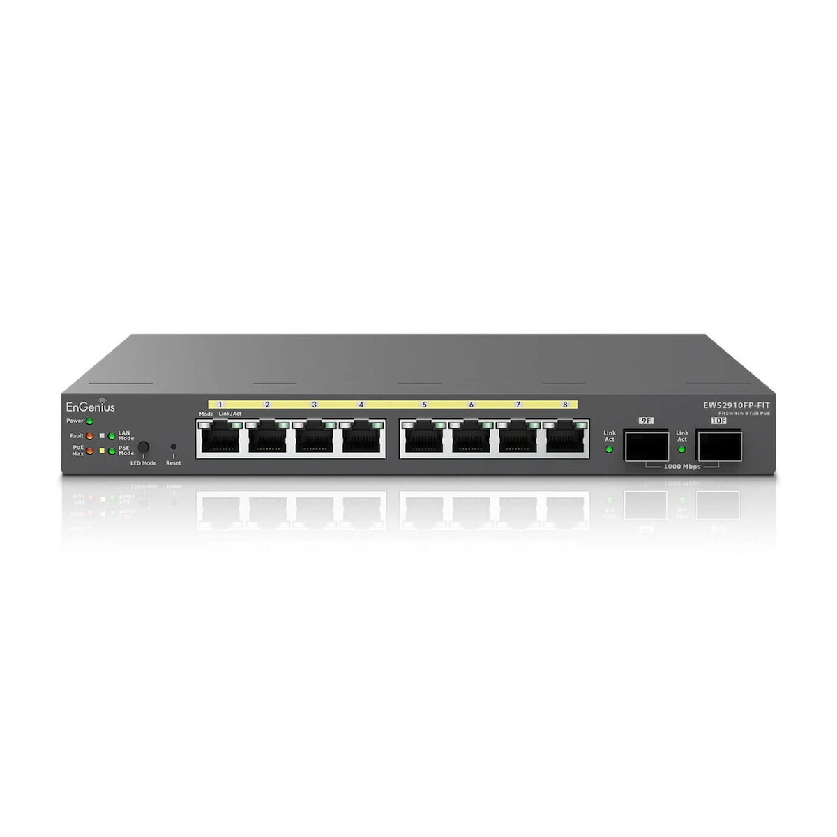 EnGenius EWS2910FP-FIT Netzwerk-Switch Managed L2/L3 Gigabit Ethernet (10/100/1000) Power over Ethernet (PoE) Grau (EWS2910FP-FIT) Image