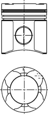 KOLBENSCHMIDT Reparatursatz, Kolben/Zylinderlaufbuchse 99332965 Universal für MAN 51.02500-6033 51.02500-6025 51.02511-7391 Image