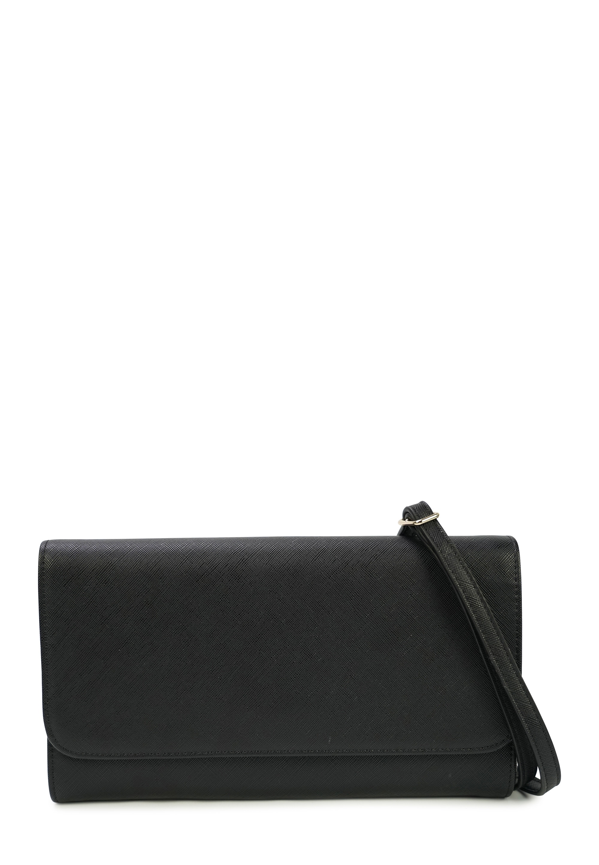 Schultertasche HARPA "LEVELLE", Damen, Gr. B/H/T: 4cm x 14cm x 25cm, schwarz, Polyurethan (PU), unifarben, Taschen Schultertasche, mit vielen Fächern