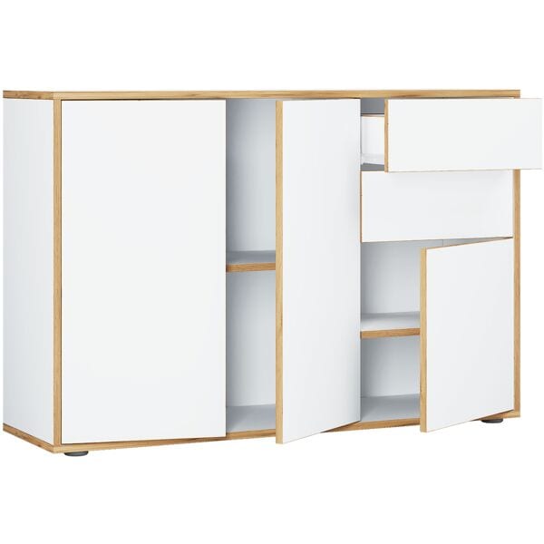 VCM Kommode »Salia« 110 cm breit weiß, 110x74x32 cm Image